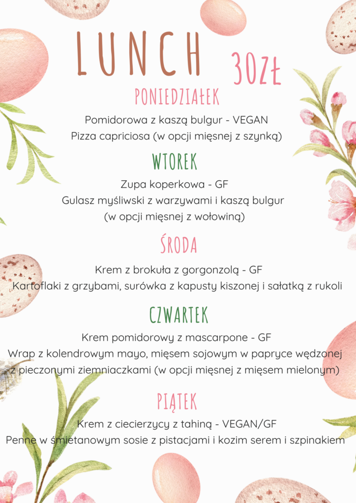 DANIA DNIA 14-18.04.2025, RÓWNIEŻ Z DOWOZEM!