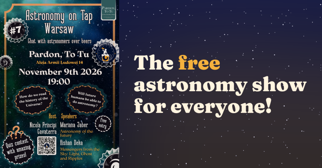 Astronomy on Tap #7 Warsaw